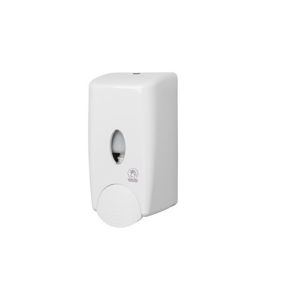 Fig Manual Foam Soap Dispenser White ABS Plastic - anti-bac surface protection